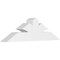 Ekena Millwork Richland Architectural Grade PVC Gable Bracket, 36"W x 10 1/2"H x 4"D x 4"F, 7/12 Pitch GBP036X11X0404RIC00 - alternate 1